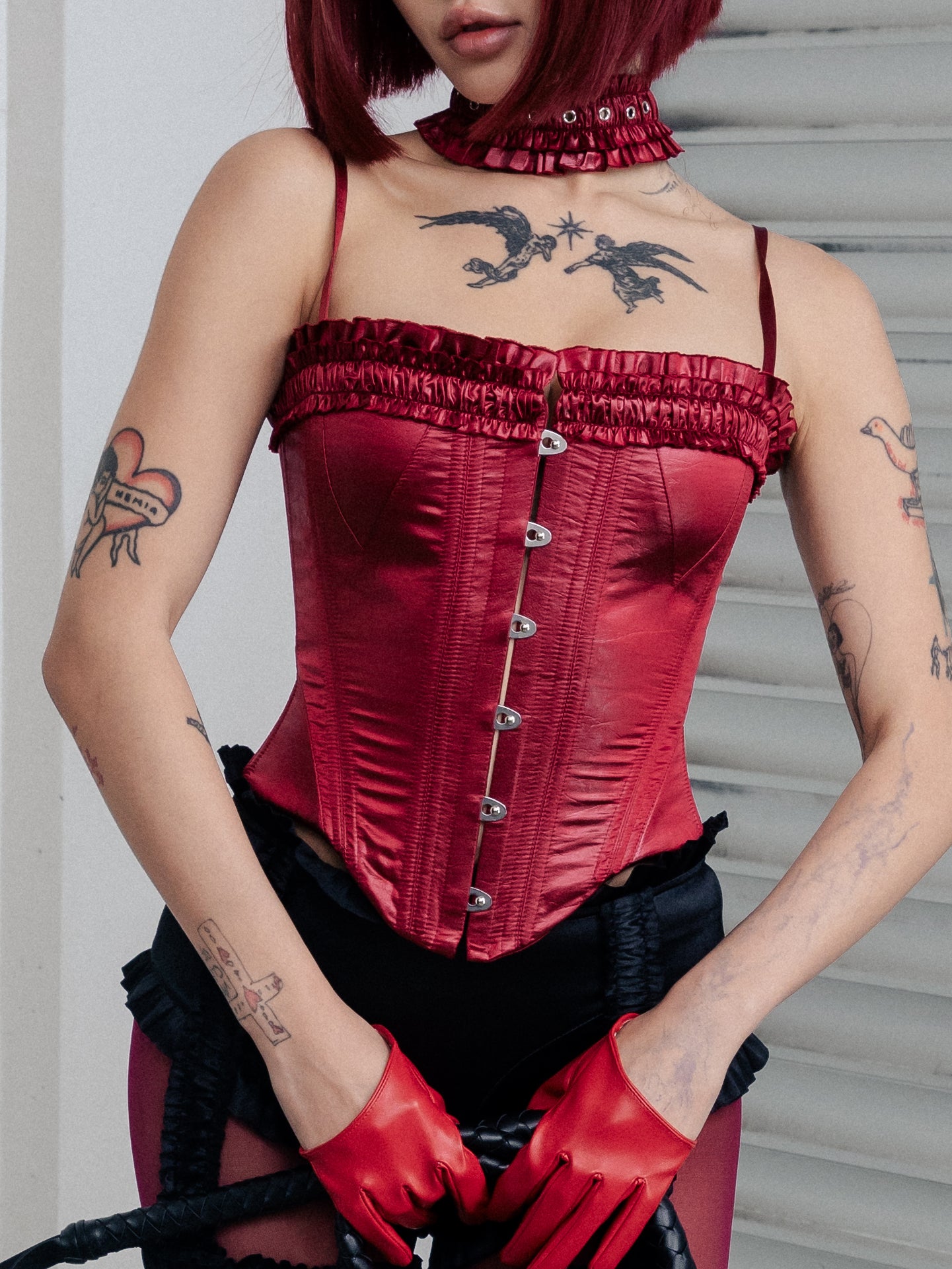 Molantoinette Corset Rust Red