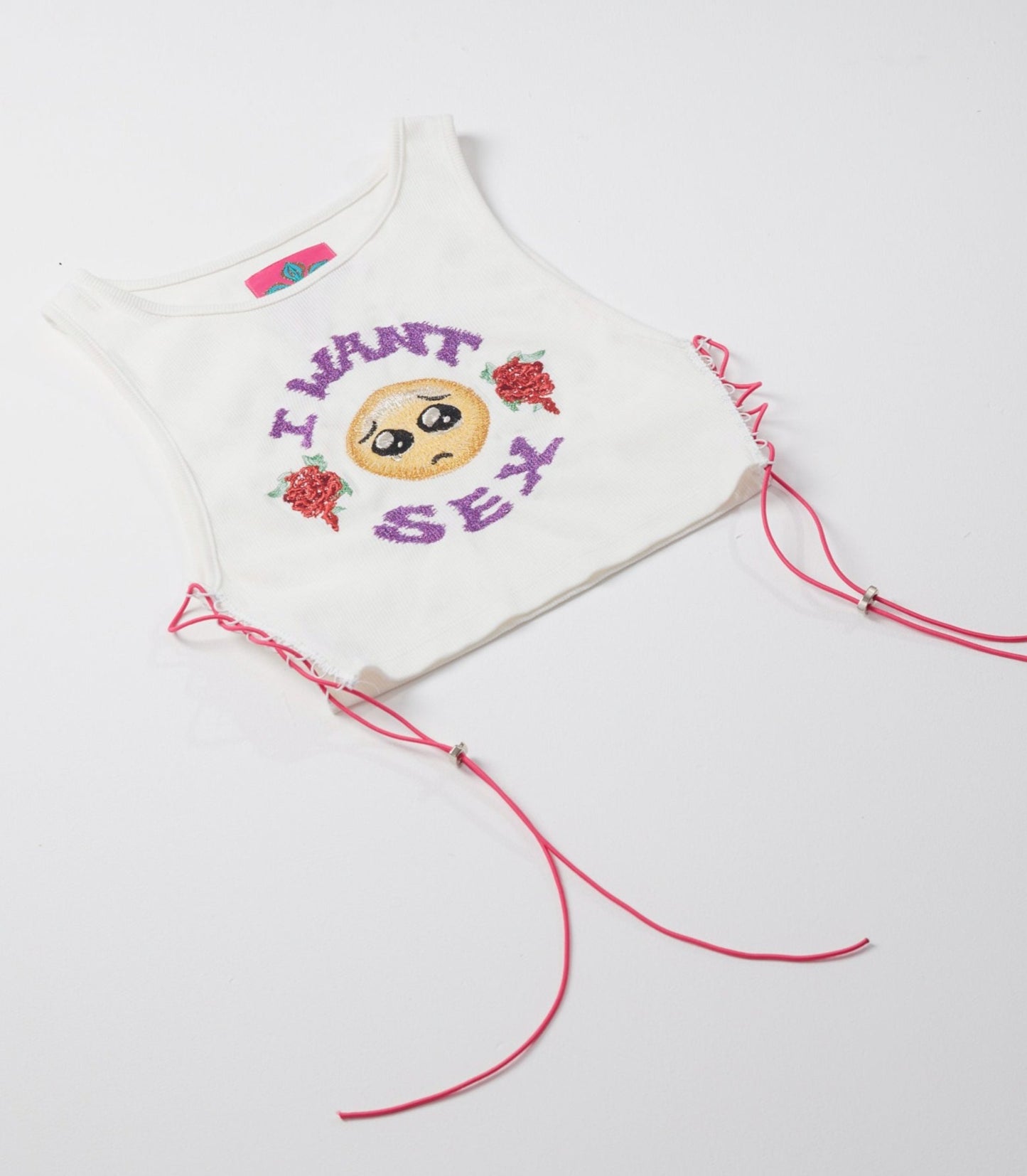 IWANTSEX TANK TOP WHITE