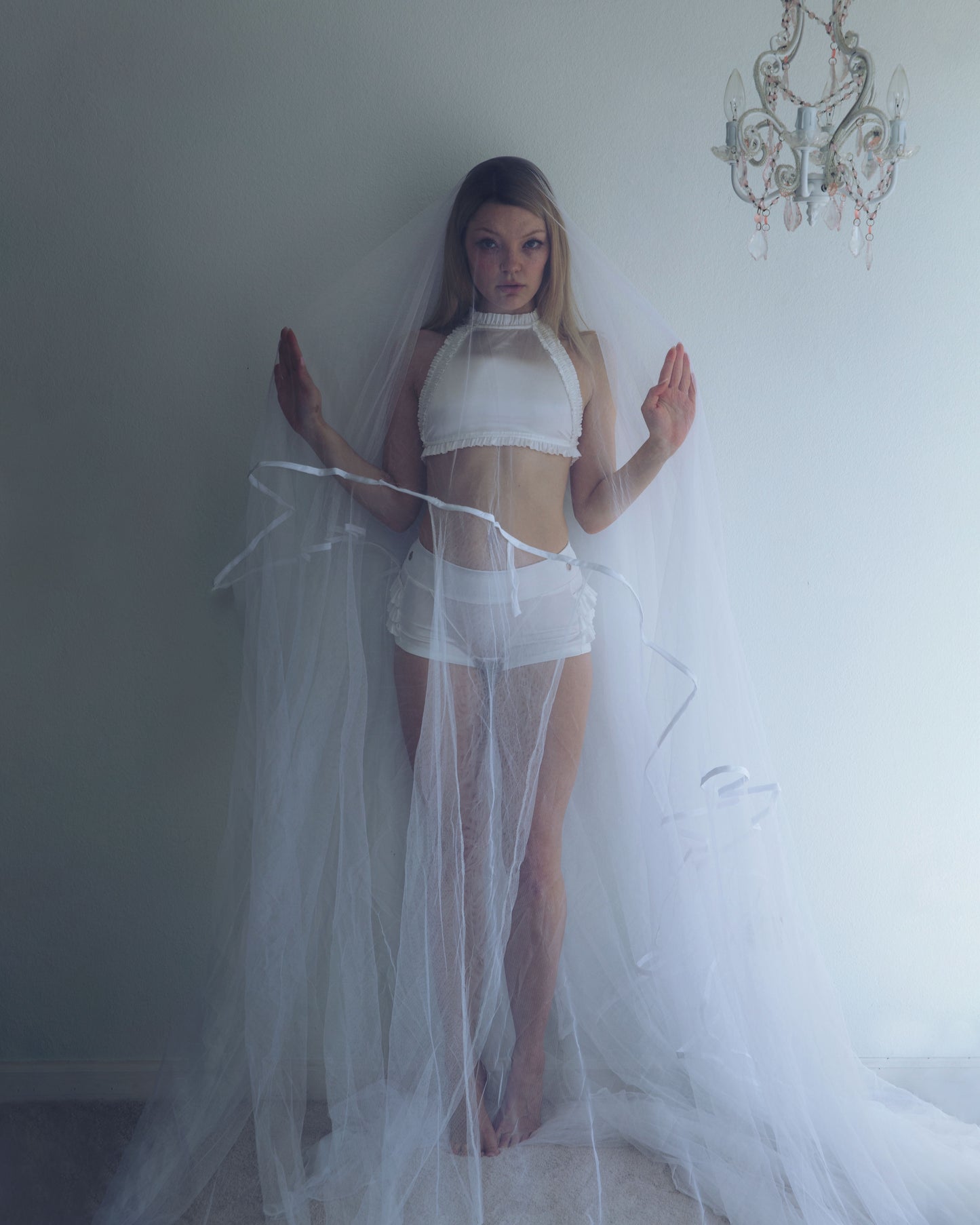 Mock Romance Crop & Brief Set