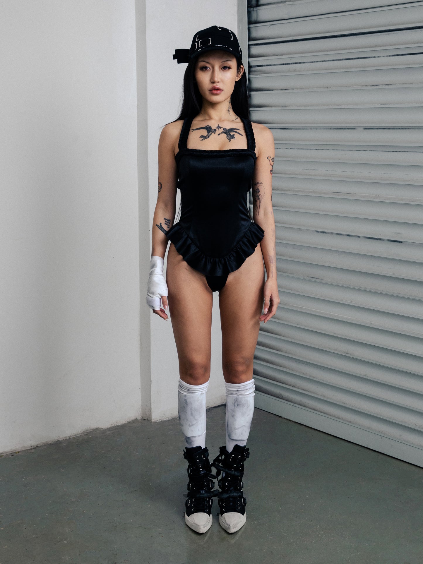 Ballet Doll Bodysuit Black