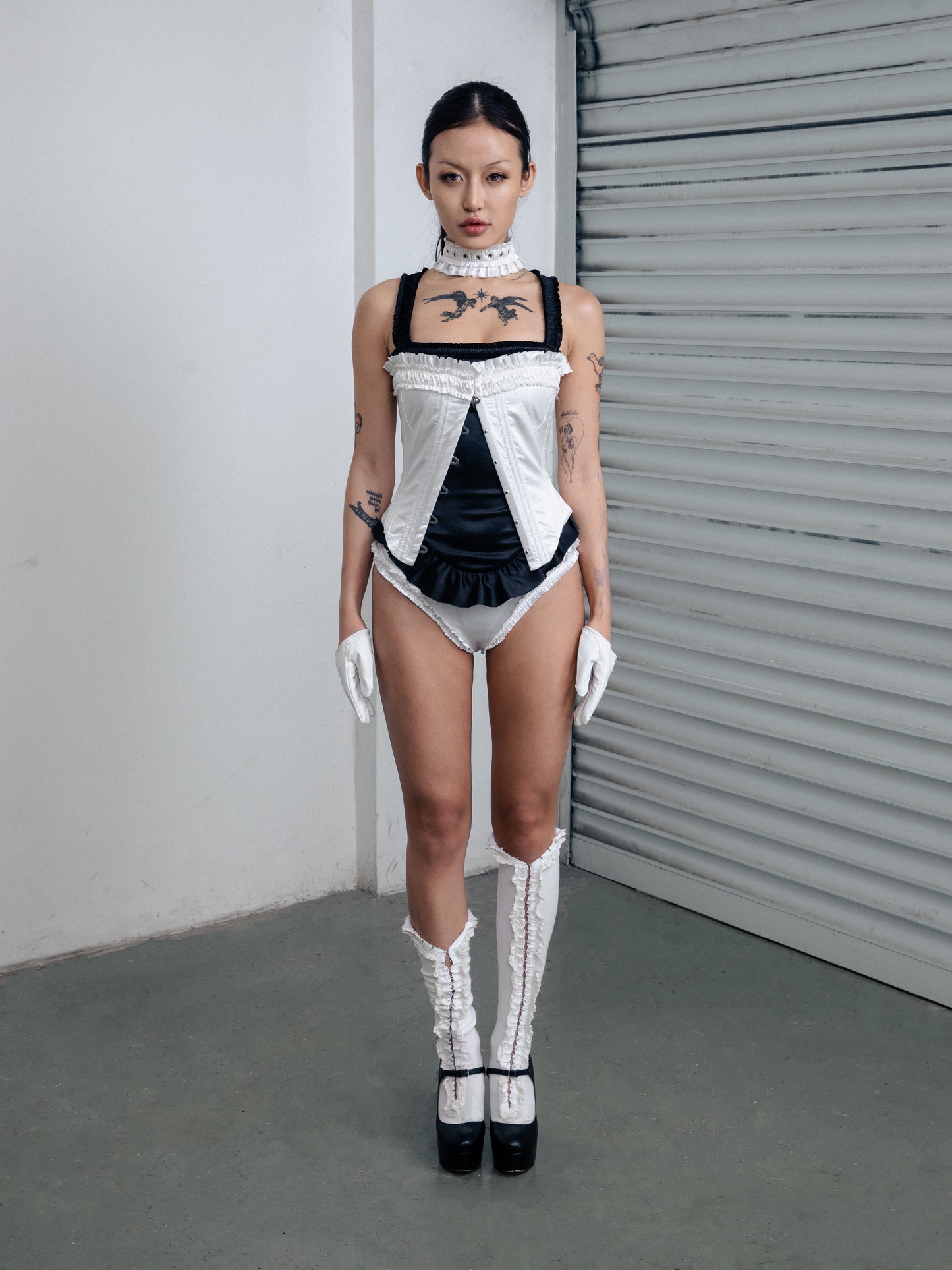 Ballet Doll Bodysuit Black