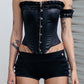 Ruffled Temper Eyelet Choker