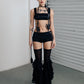 Love Doggerel Bralette Black