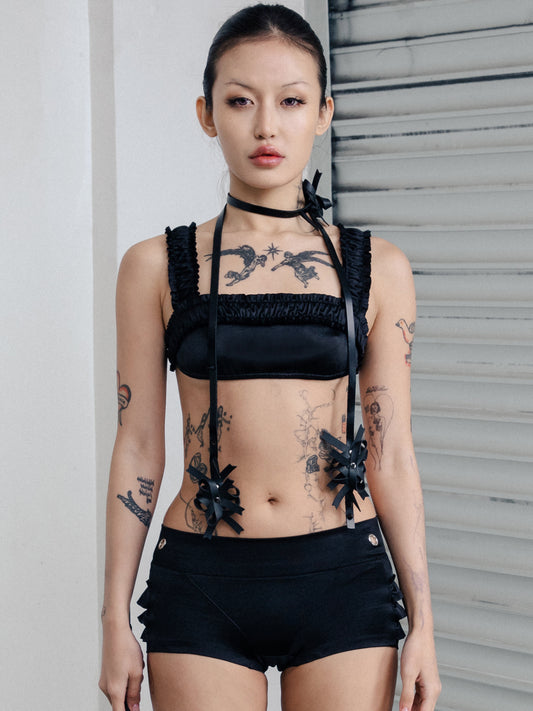 Love Doggerel Bralette Black