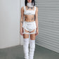 Doda Garter Shorts White