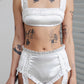 Doda Garter Shorts White