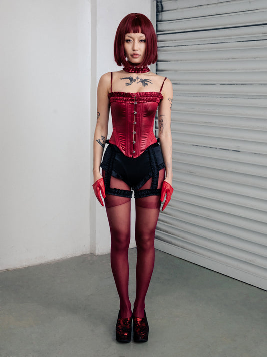 Molantoinette Corset Rust Red