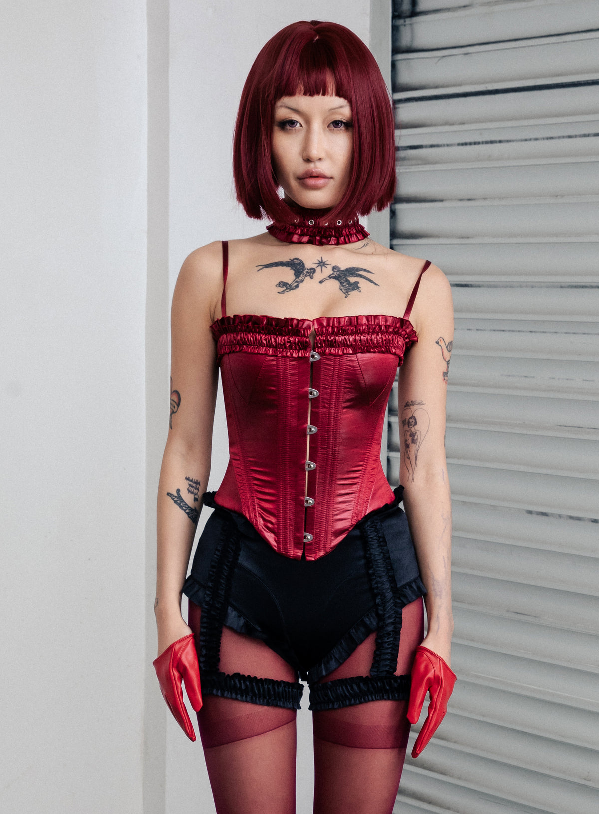 Molantoinette Corset Rust Red