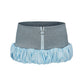 FUWA FUWA MINI SKIRT BLUE