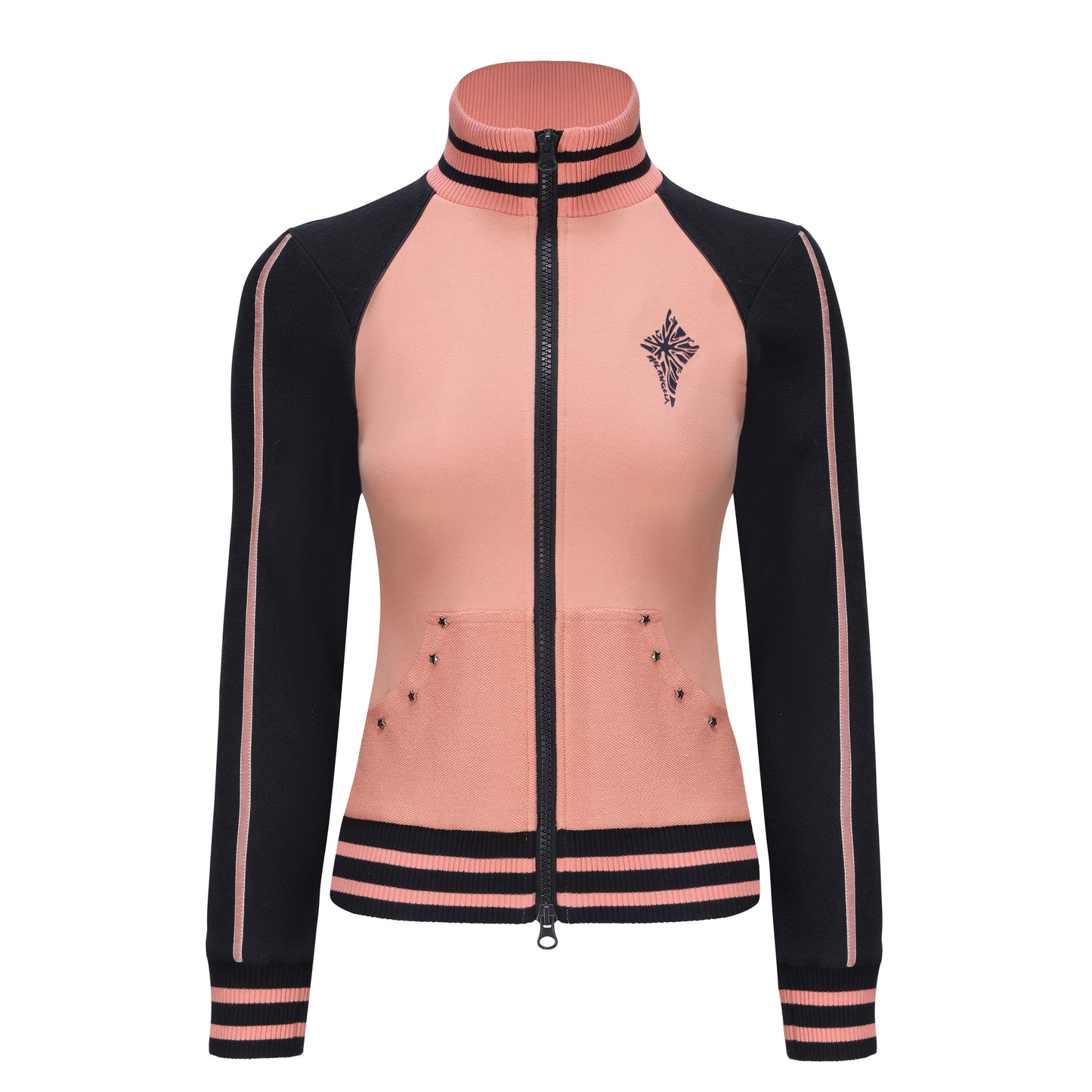 MLGL STARDUST TRACK TOP PEACH/NAVY