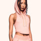 MLGL OBSESSION HOODIE TANK PEACH