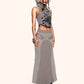 MLGL ZIP POCKET MAXI SKIRT GREY