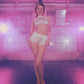 Mock Romance Crop & Brief Set
