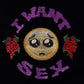 IWANTSEX TANK TOP BLACK